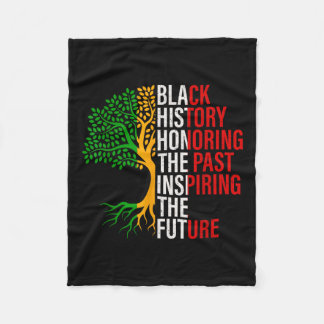 Black History Tree Black History is een Amerikaans Fleece Deken
