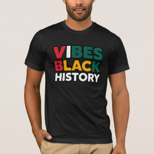 Black History Vibes Inspirerend T-shirt