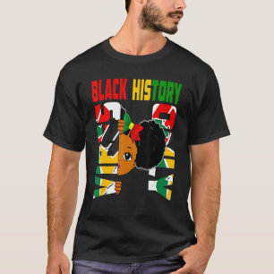 Black History Vibes only Melanin Princess Black Gi T-shirt