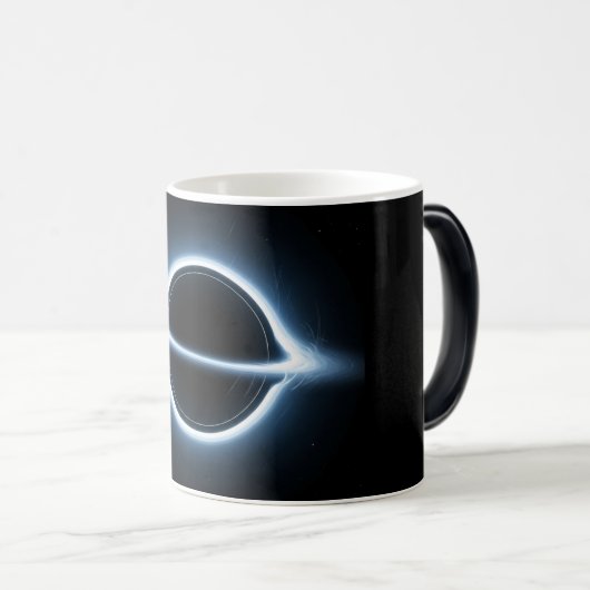 Black Hole Accretion Disk Cosmic Art Magische Mok (Voorkant rechts)