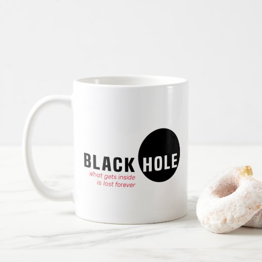 Black Hole Coffee Mok (Met donut)