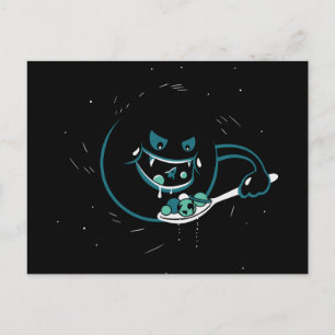 Black Hole Devours Briefkaart