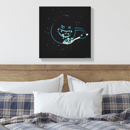 Black Hole Devours Canvas Afdruk (Insitu (Slaapkamer))