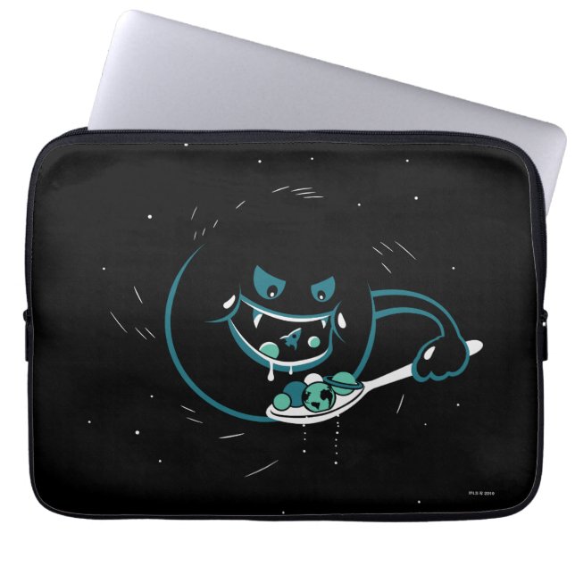 Black Hole Devours Laptop Sleeve (Voorkant)