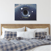 Black Hole Einstein Ring NASA Canvas Afdruk (Insitu (Slaapkamer))