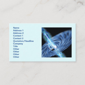 Black Hole Radiation Visitekaartje