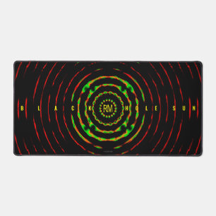 Black Hole Sun Desk Mat