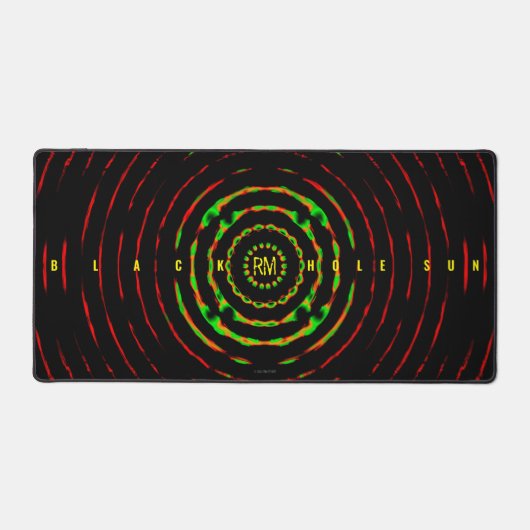 Black Hole Sun Desk Mat (Voorkant)