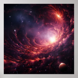 Black Hole Time Reizen Fantasy Kunst Poster