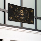 Black Honey Bee Farm Elegant Spandoek (Buitenkant Gebouw)