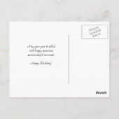 Black Horse 384 Verjaardag Briefkaart (Achterkant)