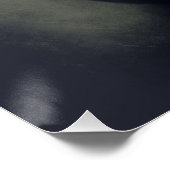 Black Horse Friesian - Poster (Coin)