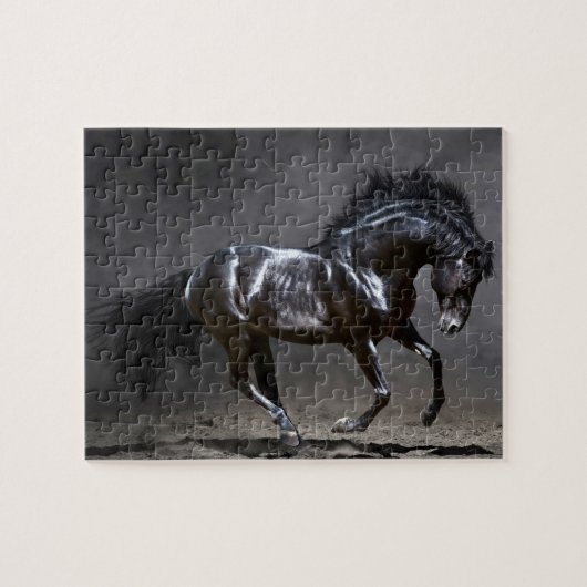 Black Horse Game Puzzle Legpuzzel (Horizontaal)