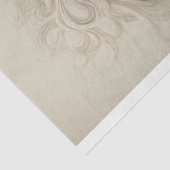 Black Horse in black and white Tissuepapier (Detail)