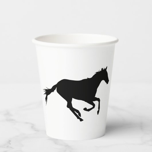 BLACK HORSE PAPIER CUP PAPIEREN BEKERS (Voorkant)