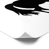 Black Horse Silhouette Poster (Hoek)