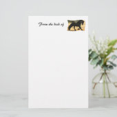 Black Horse Stationery Briefpapier (Staand voorkant)