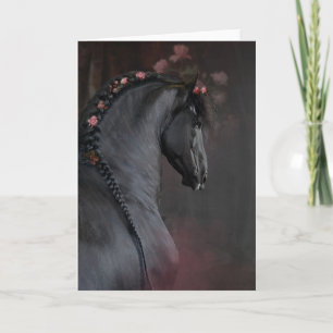 Black Horse - Wenskaart Bedankkaart