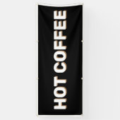 BLACK HOT COFFEE Banner (Verticaal)