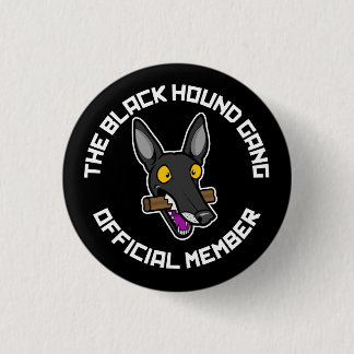 Black Hound Gang Ronde Button 3,2 Cm