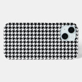 Black Houndstooth Case-Mate iPhone Case (Achterkant (horizontaal))