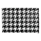 Black Houndstooth Pillowcase Kussensloop (Voorkant)