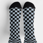 Black ice checkered pattern sokken (Top)