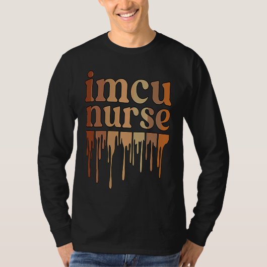 Black IMCU Nurse African American Intermediate Car T-shirt (Voorkant)