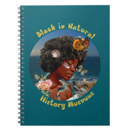 Black in Natural History Museums Spiral Notebook Notitieboek
