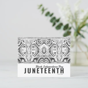 Black Independence Day Briefkaart