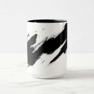 Black Ink Art Coffee Mok