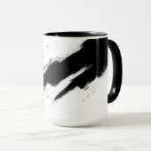 Black Ink Art Coffee Mok (Voorkant rechts)