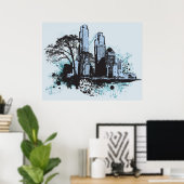 Black Ink City Poster (Thuiskantoor)