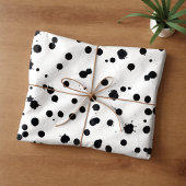 Black Ink Splatter Tissuepapier