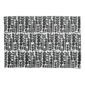 Black Ink Stroke Tree Patroon Kussensloop (Voorkant-Links)