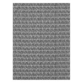 Black Ink Stroke Tree Patroon Tafelkleed (Voorkant)