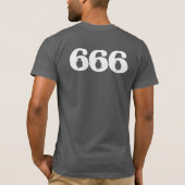 Black Inverted Cross Football Jersey Tshirt (Achterkant)