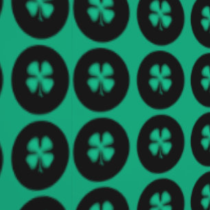 Black Irish Circle glad vinyl behang