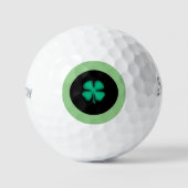 Black Irish Circle Srixon Soft Feel balles de golf (Recto)