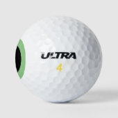 Black Irish Circle Wilson Ultra balles de golf 3 p (Logo)