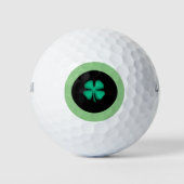 Black Irish Circle Wilson Ultra balles de golf 3 p (Devant)