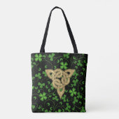 Black Irish Knotwork Draagtas (Achterkant)
