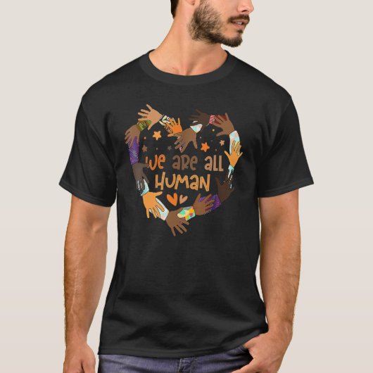 Black Is Beautiful Black History Month - We Are Al T-shirt (Voorkant)