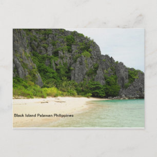 Black Island Palawan Filipijnen Briefkaart