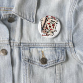 Black Jack 21-kaarten Ronde Button 5,7 Cm (In situ)