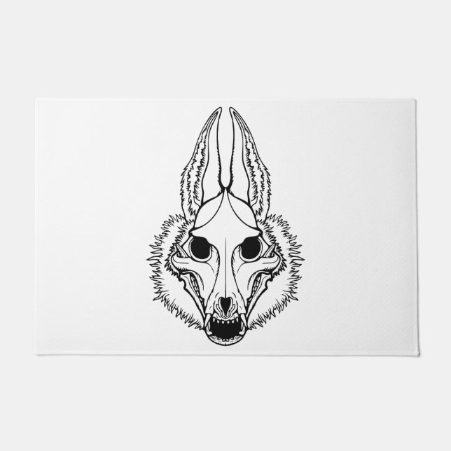 Black Jackal Doormat Deurmat (Voorkant)