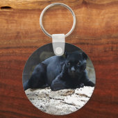 Black Jaguar Sleutelhanger (Voorkant)