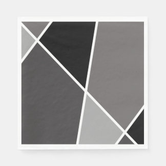 Black JanaiCreates Color Collection Paper Napkins Servet