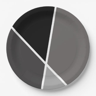 Black JanaiCreates Color Collection Paper Plates Papieren Bordje