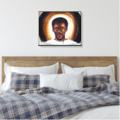 Black Jesus Canvas Afdruk (Insitu (Slaapkamer))